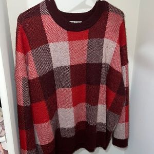 MADEWELL Fenimore Sweater in Plaid